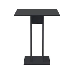 Барный стол Ev Plus 12115524, ЛДСП, черный, 65x65x78 см Барный стол Ev Plus 12115524, ЛДСП, черный, 65x65x78 см