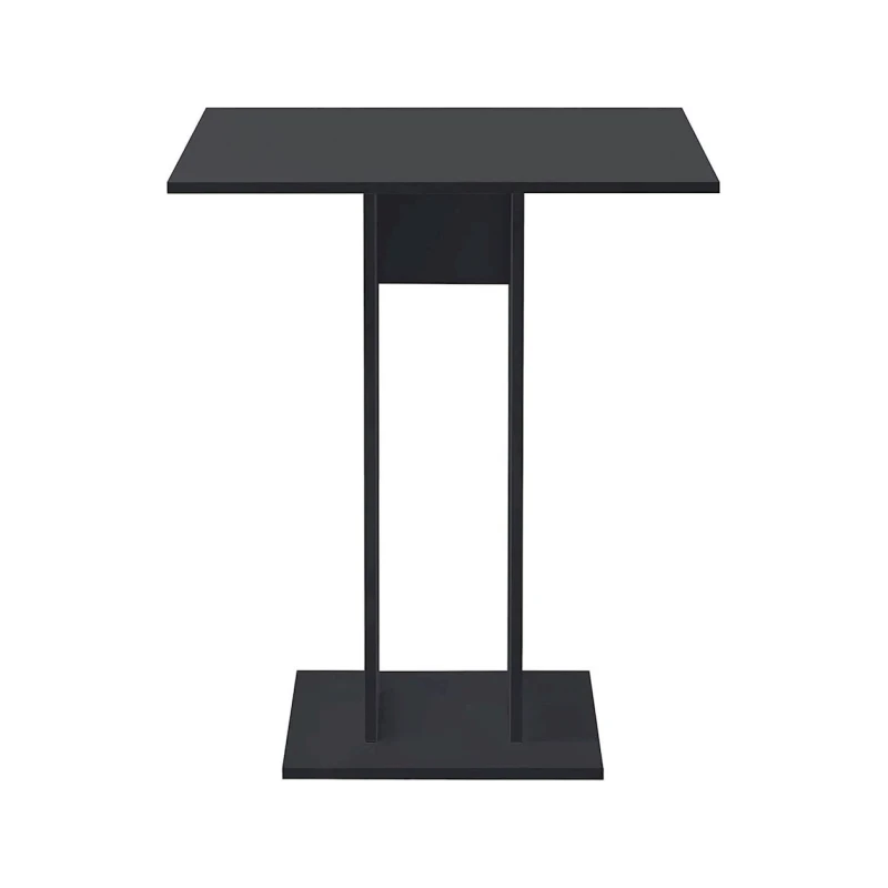 Барный стол Ev Plus 12115524, ЛДСП, черный, 65x65x78 см Барный стол Ev Plus 12115524, ЛДСП, черный, 65x65x78 см