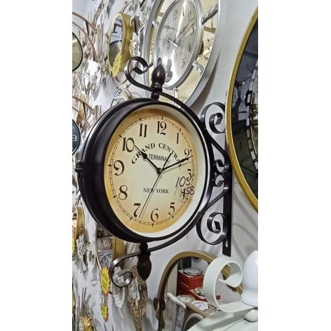 Настенные часы SS-086, 27 см, черные