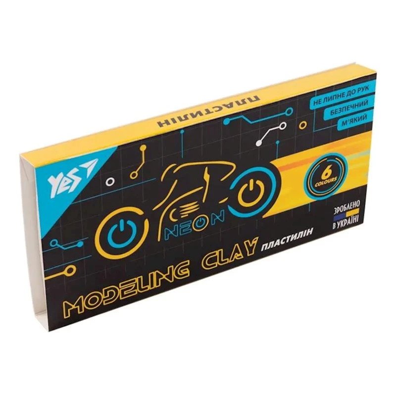Пластилин Yes Ultrex, 6 цветов Пластилин Yes Ultrex, 6 цветов