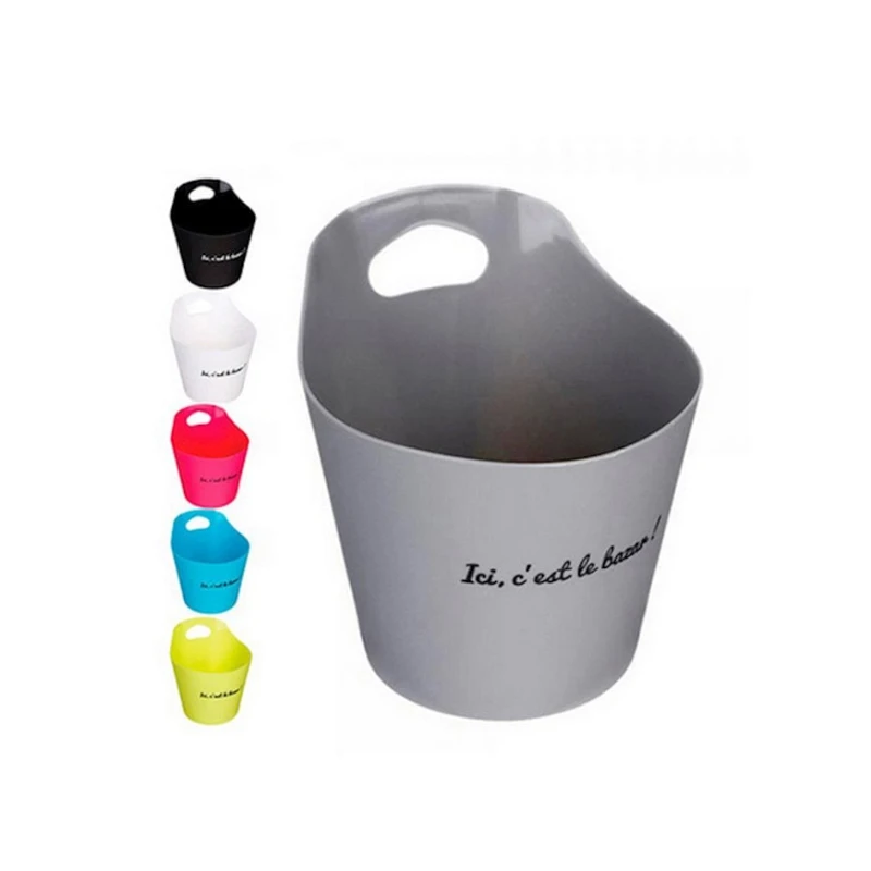 Корзина для хранения 5Five круг, 14x17 см, полипропилен, с ручкой, в ассортименте