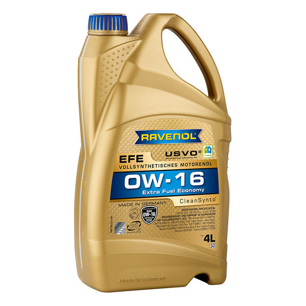 Моторное масло Ravenol EFE 0W-16, 4 л