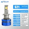 Светодиодная лампа для автомобильных фар S21 Led H4, 200W