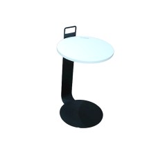 Jurnal masası Kapsan KAX-0267-0410-B35, 41 sm, qara/ağ