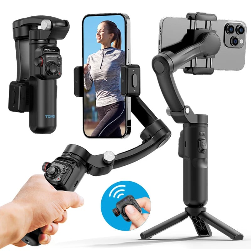 Стабилизатор TOKQI M02 AI Kit Handheld 3-Axis Стабилизатор TOKQI M02 AI Kit Handheld 3-Axis