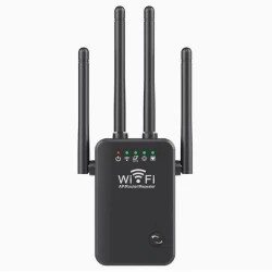Wi-Fi адаптер 300 Мбит/с WiFi Adapter router Repeater Black