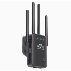Wi-Fi адаптер 300 Мбит/с WiFi Adapter router Repeater Black