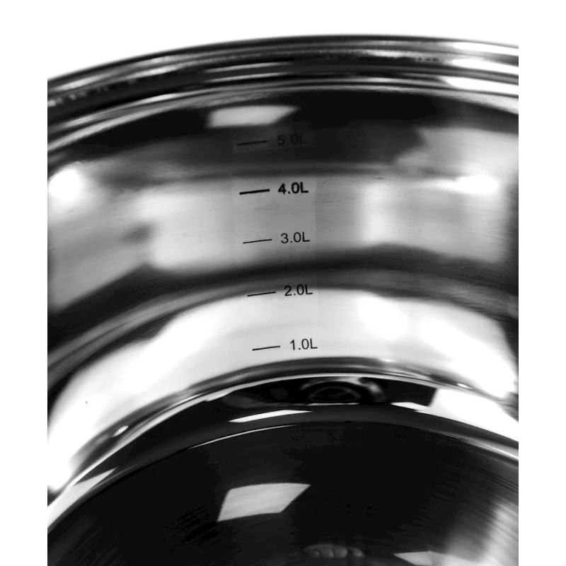 Qazan Hom-me 101133, 24 sm, 6 l, paslanmayan polad, gümüşü Qazan Hom-me 101133, 24 sm, 6 l, paslanmayan polad, gümüşü