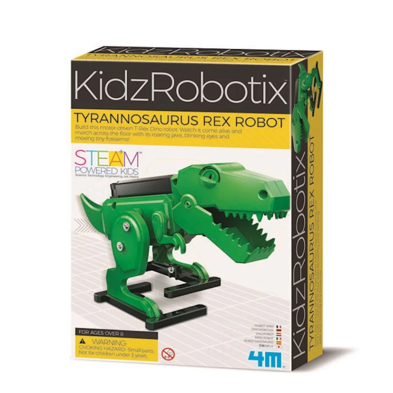 Электронный конструктор 4М KidzRobotix Tyrannosaurus Rex Robot, 8+ лет