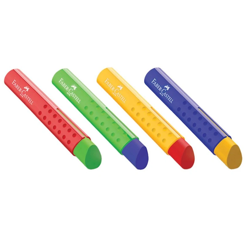 Ластик Faber-Castell Tri, треугольный, 83x12.6x12.3 мм, пластиковый футляр, товар в ассортименте Ластик Faber-Castell Tri, треугольный, 83x12.6x12.3 мм, пластиковый футляр, товар в ассортименте