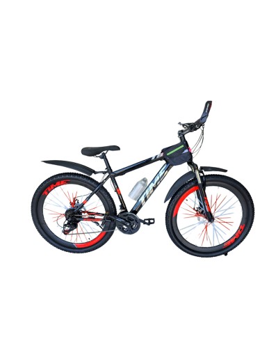 Dağ velosipedi Time TME2603QRM, qara/qırmızı