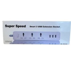 Удлинитель Super Speed Smart 3 USB, белый Удлинитель Super Speed Smart 3 USB, белый