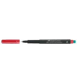 Перманентный маркер Faber-Castell OHP-CD Plus 152521, M, красный