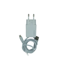 Сетевое зарядное устройство Maimi T28 with Lightning, Белый Сетевое зарядное устройство Maimi T28 with Lightning, Белый