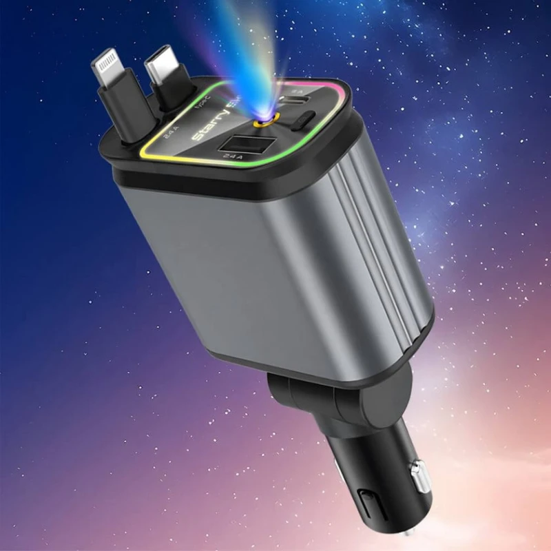 Автомобильное зарядное устройство avto256 Starry Sky 4 in 1