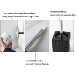 Ершик для унитаза 930, керамика/нержавеющая сталь, бежевый