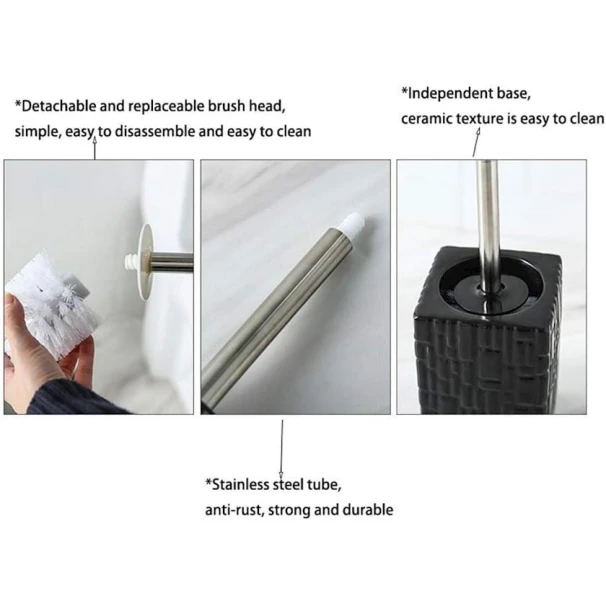 Ершик для унитаза 930, керамика/нержавеющая сталь, бежевый