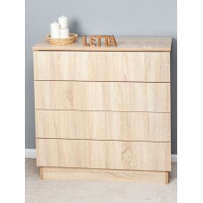 Tumba Letta, LDSP, bej, 73х33х75 sm