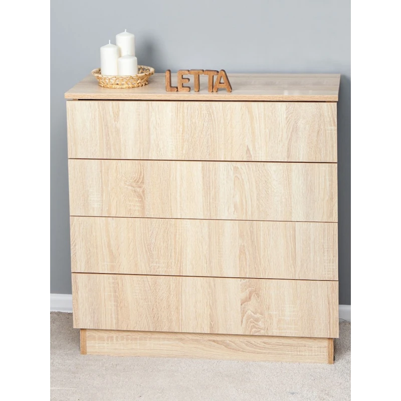 Тумба Letta, ЛДСП, бежевая, 73х33х75 см Тумба Letta, ЛДСП, бежевая, 73х33х75 см