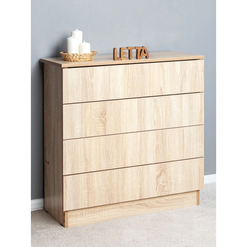 Тумба Letta, ЛДСП, бежевая, 73х33х75 см Тумба Letta, ЛДСП, бежевая, 73х33х75 см