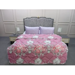 Yorğan TZE-709, 160x220 sm, birnəfərlik, qış, velür, rəngbərəng