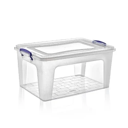 Контейнер Dunya Plastik Clear Box, 27 л, пластик, прозрачный