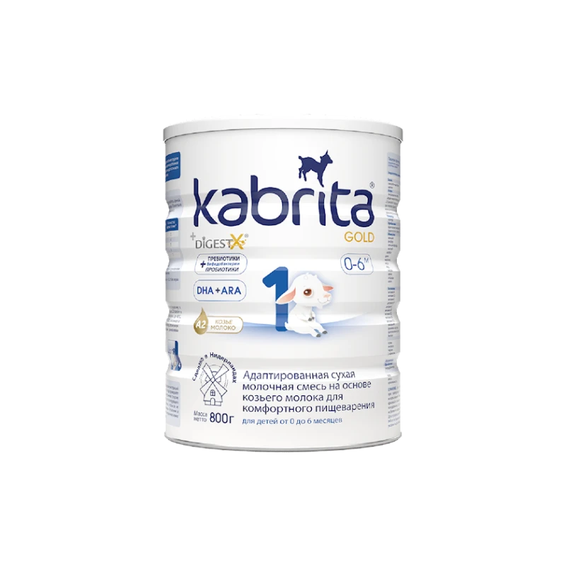 Сухая молочная смесь Kabrita 1 Gold адаптированная на основе козьего молока, от 0 до 6 месяцев, 800 г Сухая молочная смесь Kabrita 1 Gold адаптированная на основе козьего молока, от 0 до 6 месяцев, 800 г