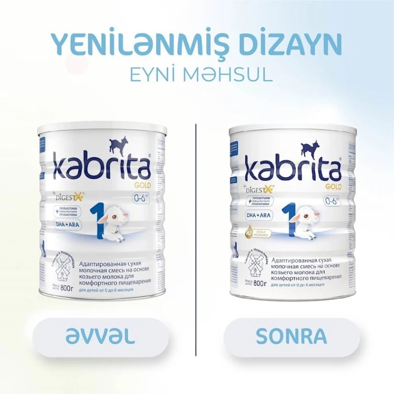 Сухая молочная смесь Kabrita 1 Gold адаптированная на основе козьего молока, от 0 до 6 месяцев, 800 г Сухая молочная смесь Kabrita 1 Gold адаптированная на основе козьего молока, от 0 до 6 месяцев, 800 г