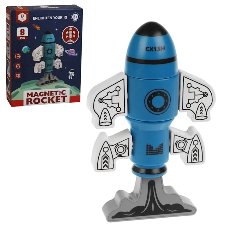 Maqnit konstruktor Raket 8 hissə