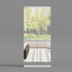 Шкаф Art Mebel Art-80-13, ЛДСП, белый, 50х80х210 см