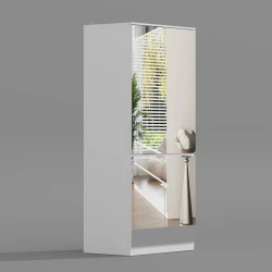 Шкаф Art Mebel Art-80-13, ЛДСП, белый, 50х80х210 см