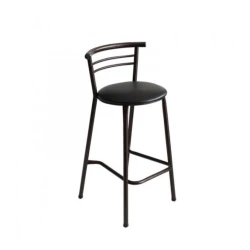 Барный стул EFM-0158, 70х38 см, нержавеющая сталь, черный Барный стул EFM-0158, 70х38 см, нержавеющая сталь, черный