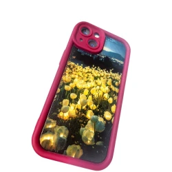 Чехол для Apple iPhone 13, декор в виде желтой розы