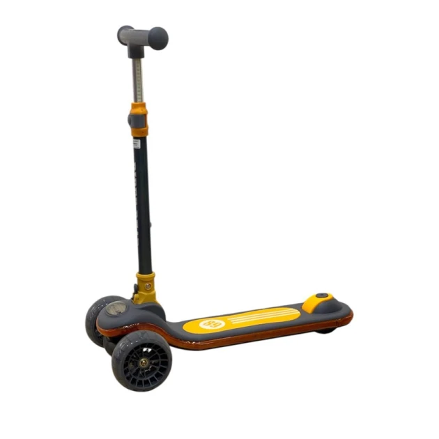 Uşaqlar üçün samokat M6746, boz/sarı