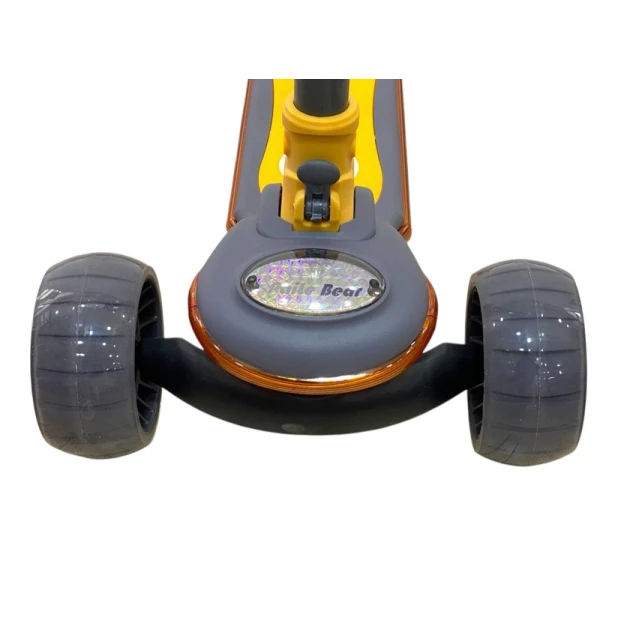 Uşaqlar üçün samokat M6746, boz/sarı