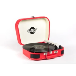 Vinil plastin pleyeri Vintage Red Exclusive Vinil plastin pleyeri Vintage Red Exclusive