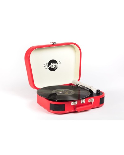 Vinil plastin pleyeri Vintage Red Exclusive