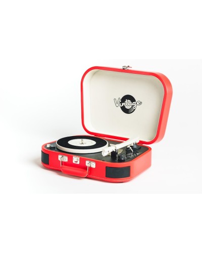 Vinil plastin pleyeri Vintage Red Exclusive