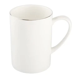 Набор кружек Gipfel Platinum 51538, костяной фарфор, белый, 450 мл