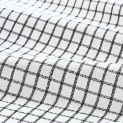 Mətbəx dəsmalı IKEA RINNIG, 4 əd, ağ/tünd-boz/rısm ilə, 45x60 sm