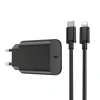 Зарядное устройство Wiwu Wi-U001 with Type-C to Lightning cable, Black Зарядное устройство Wiwu Wi-U001 with Type-C to Lightning cable, Black