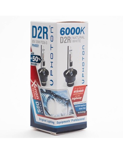 Avtomobilin işıqlandırma cihazları üçün lampa Photon D2R 6000K