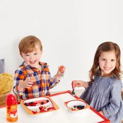 Набор ложка и вилка Zoo Fox, оранжевый, 1+ год