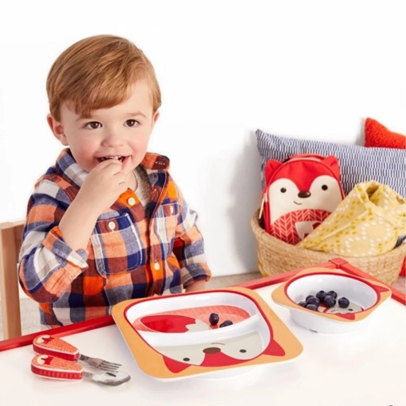 Набор ложка и вилка Zoo Fox, оранжевый, 1+ год Набор ложка и вилка Zoo Fox, оранжевый, 1+ год