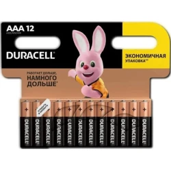Батарейки Duracell AAA, тип L, 1,5 В, 12 шт. 4C Duracell4Caaa