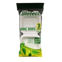 Набор ланч боксов Biotech, 550 мл, 3 шт Набор ланч боксов Biotech, 550 мл, 3 шт