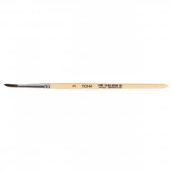 Кисть Артекс-М круглая, из волоса пони, №2, короткая ручка