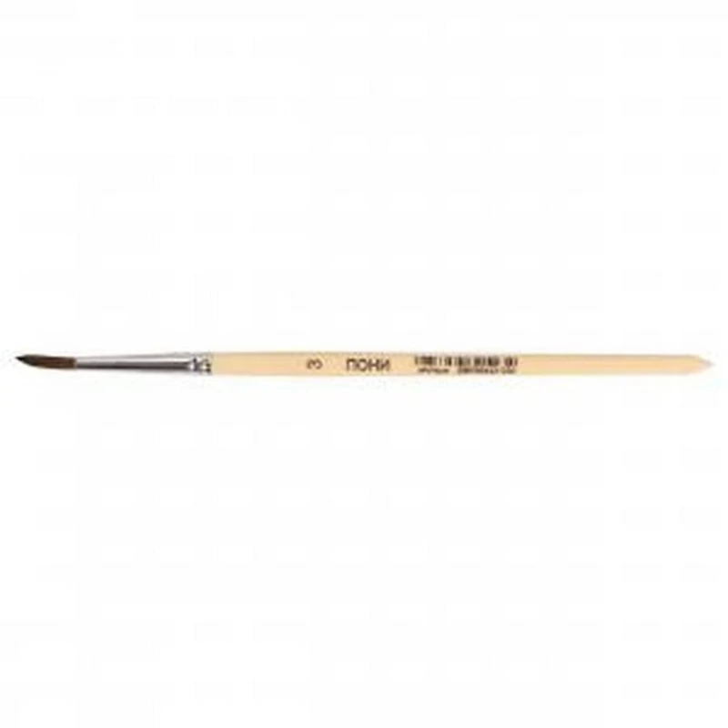 Кисть Артекс-М круглая, из волоса пони, №2, короткая ручка Кисть Артекс-М круглая, из волоса пони, №2, короткая ручка