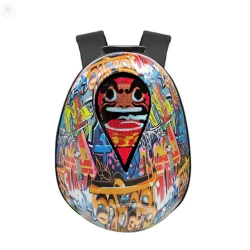 Motosikl çantası Sea Heart with LED Eyes Graffiti, rəngbərəng Motosikl çantası Sea Heart with LED Eyes Graffiti, rəngbərəng