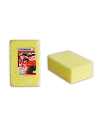 Avtomobil üçün süngər Highfoambio Handy Shape Maxi, sarı, 190x120x70 mm